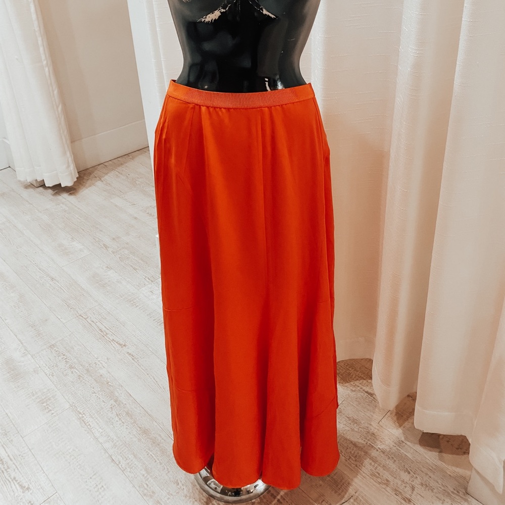 Ann Taylor Red Skirt